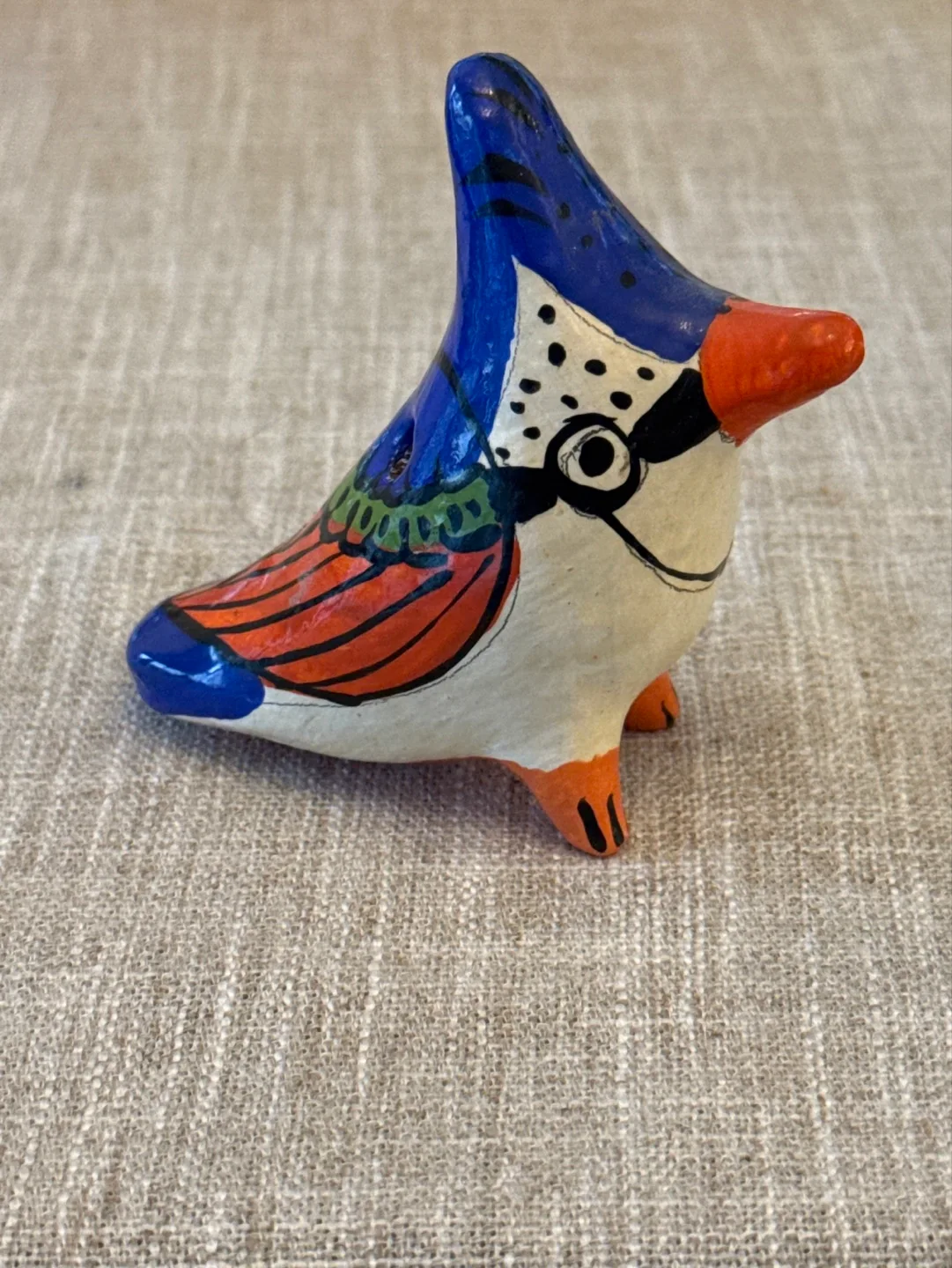 Hand-painted Ceramic Bird Whistle from Mexico? image indicator(2)