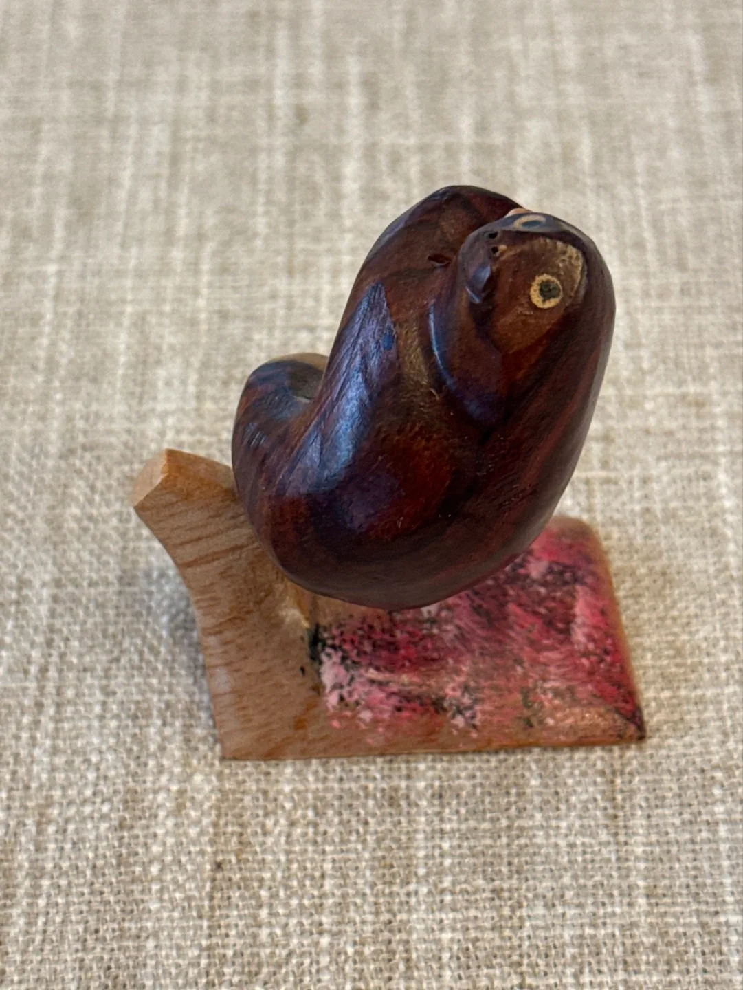 Hand-carved Wooden Sloth Figurine from Costa Rica image indicator(3)