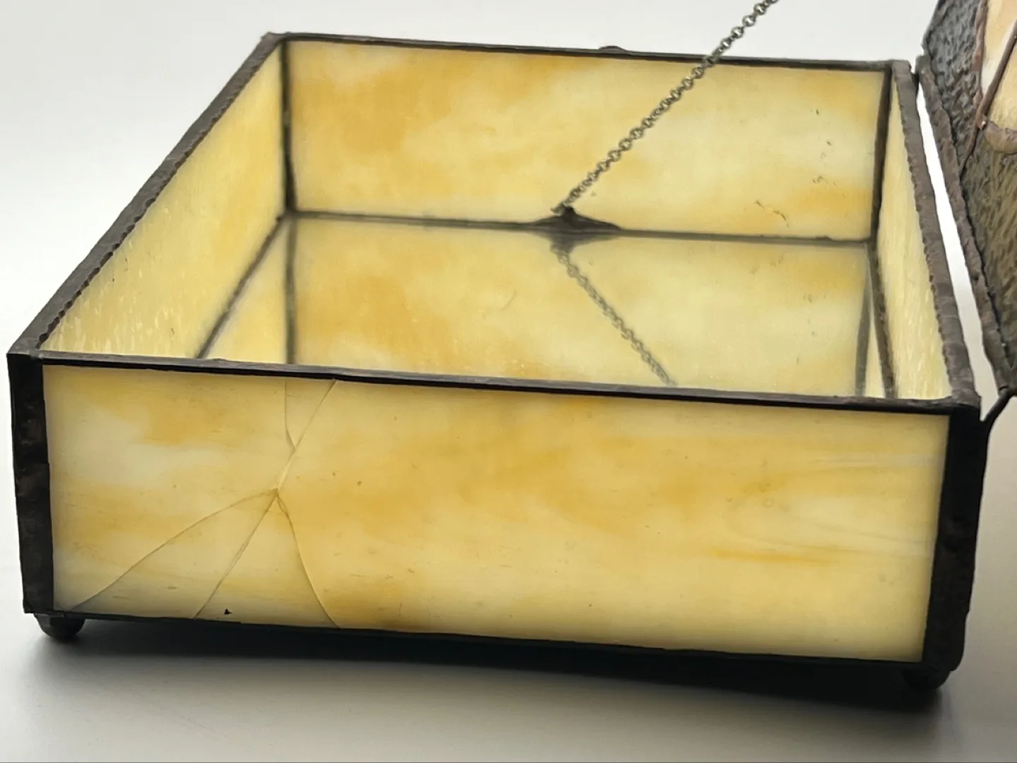 Vintage Stained Glass Jewelry Box image indicator(5)