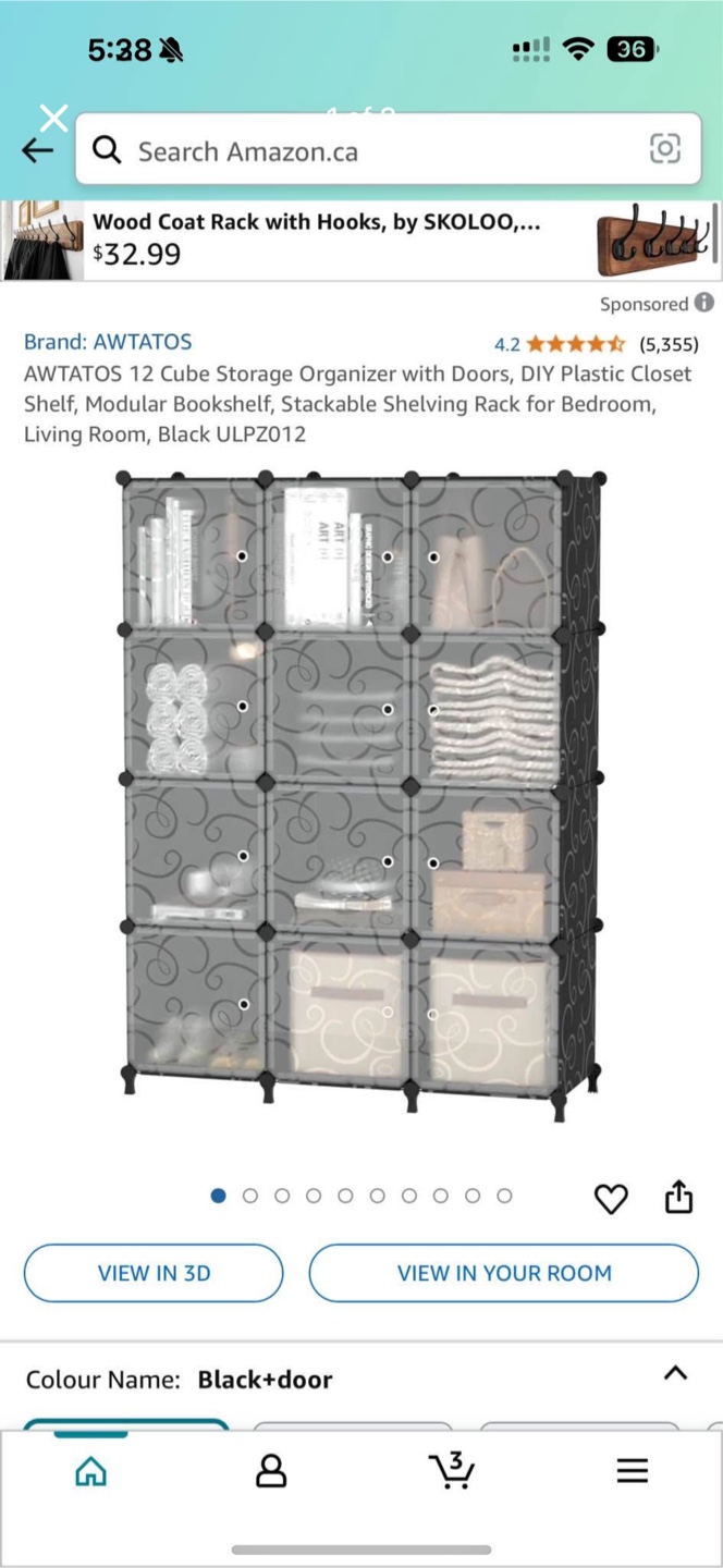 AWTATOS 12 Cube Storage Organizer - photo 3