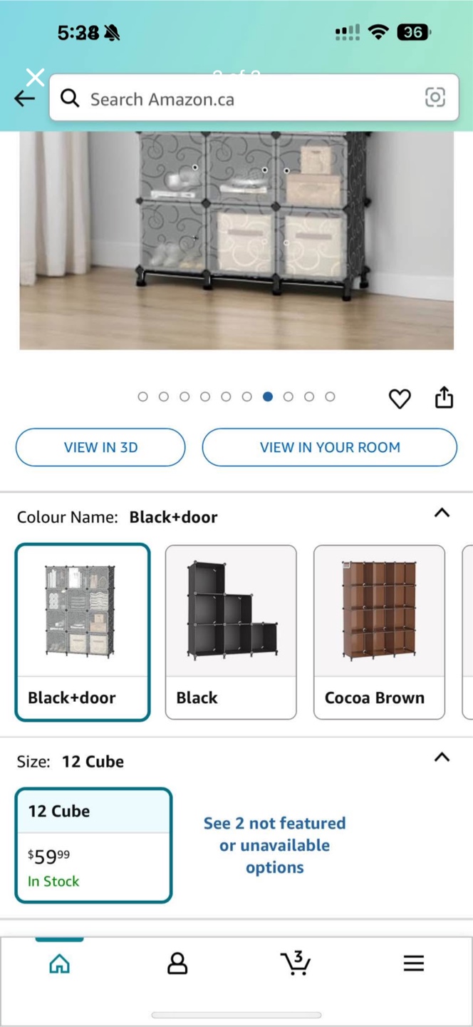 AWTATOS 12 Cube Storage Organizer