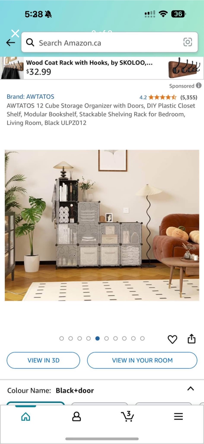 AWTATOS 12 Cube Storage Organizer - photo 2