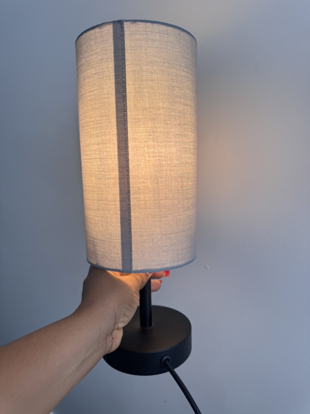 2 Modern touch  Lamp with Fabric Shade - photo 3