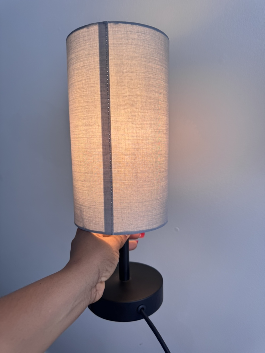2 Modern touch  Lamp with Fabric Shade - photo 5