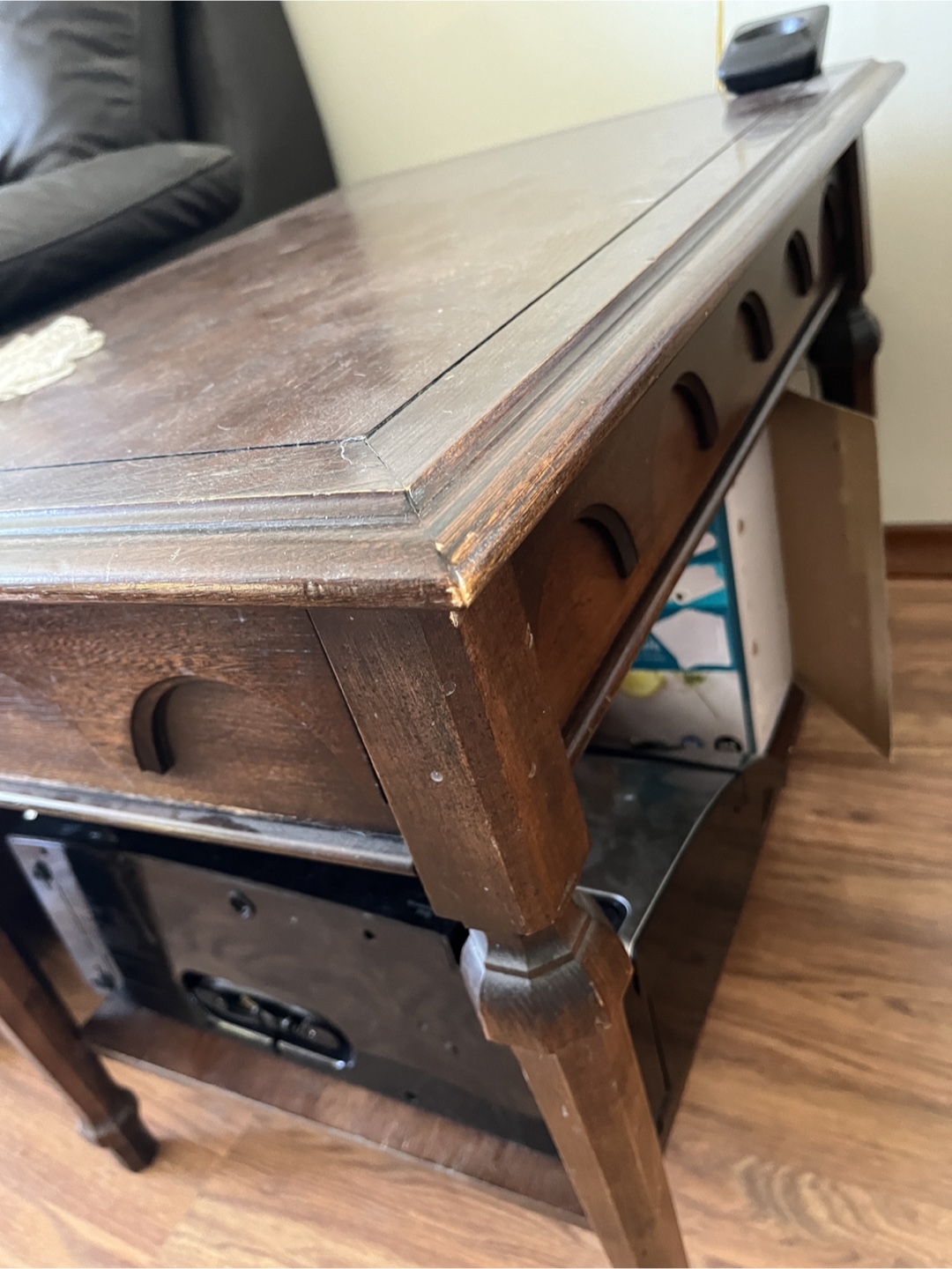 Vintage Coffee Table with  2 side tables - photo 5