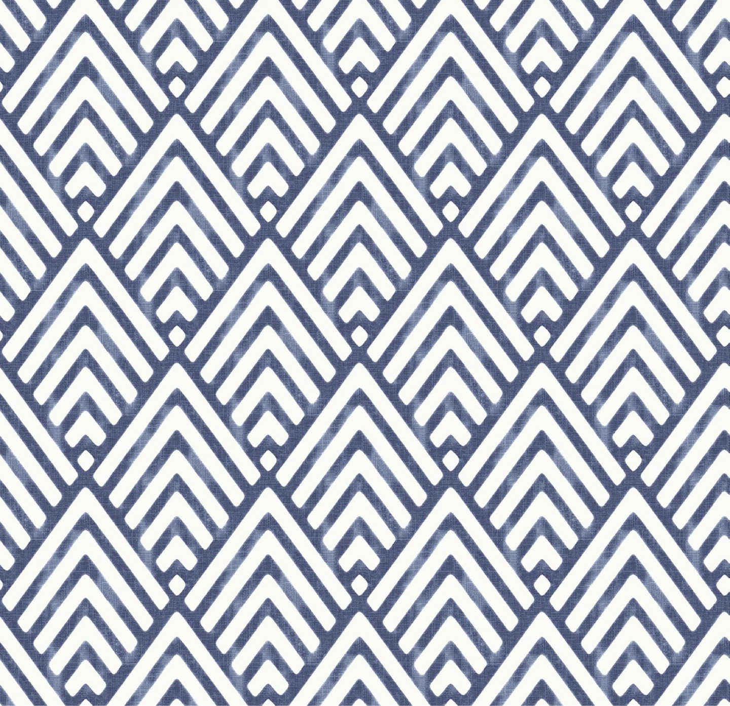 Peel and Stick Wallpaper - Deep Blue Arrowhead