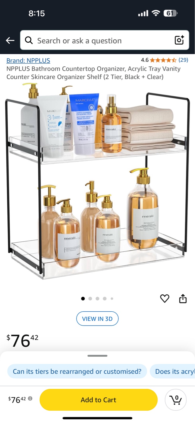Two-Tier Countertop Organizer - photo 3