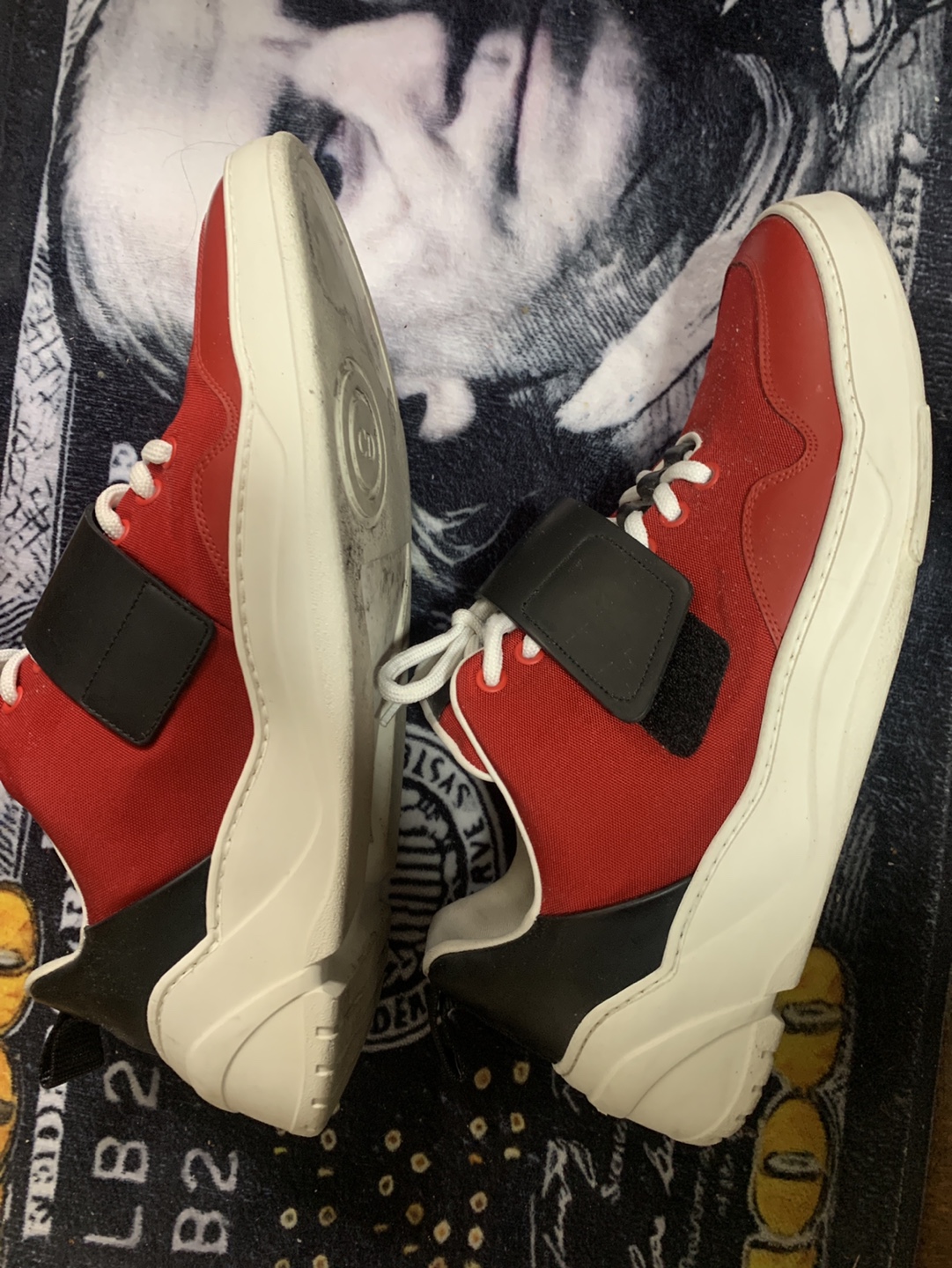 Dior Red and Black Sneakers - photo 2