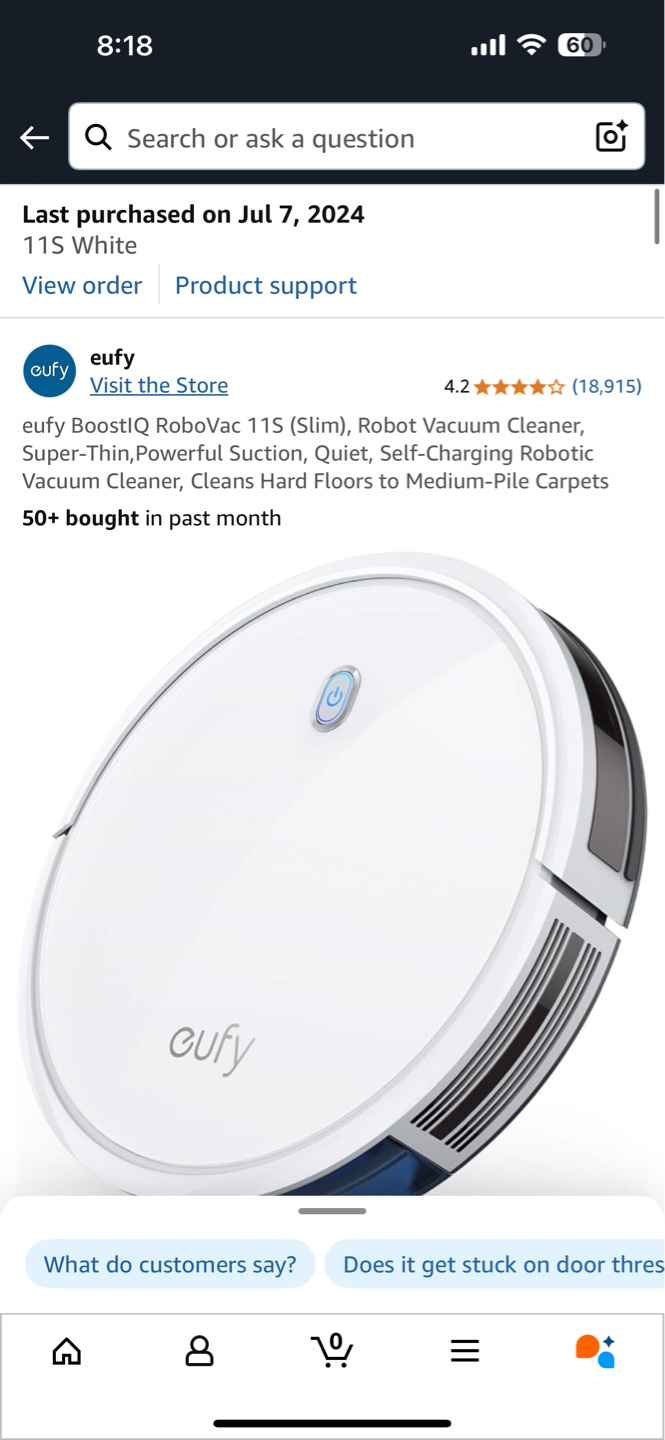 eufy RoboVac 11S (Slim) Robot Vacuum Cleaner - photo 5