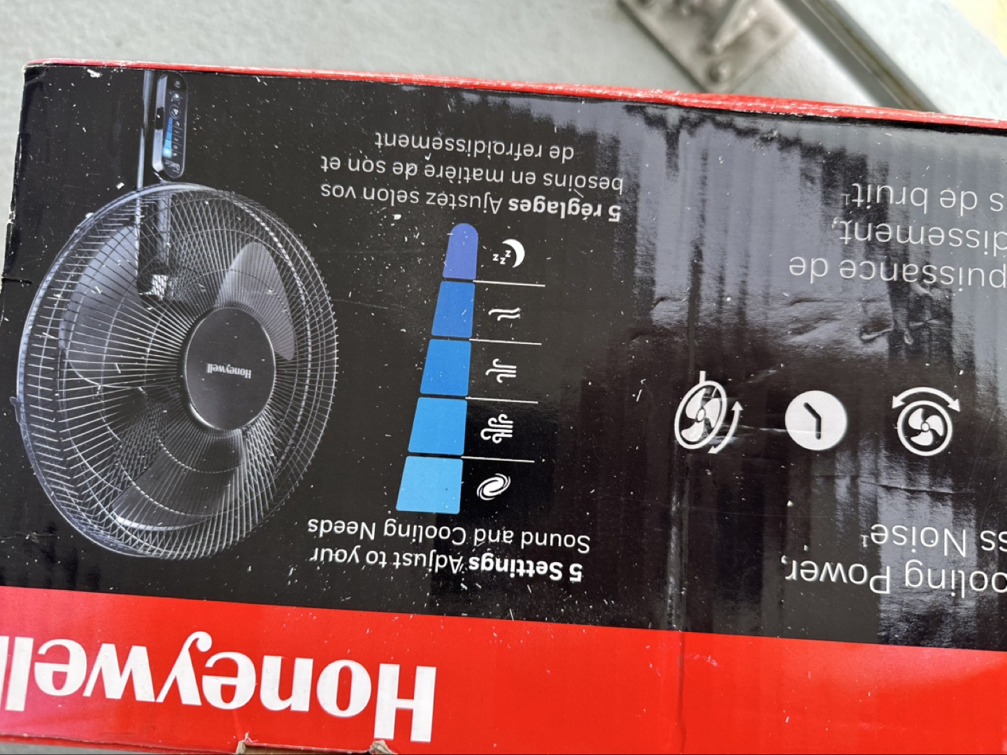 Honeywell QuietSet Whole Room Stand Fan - photo 2