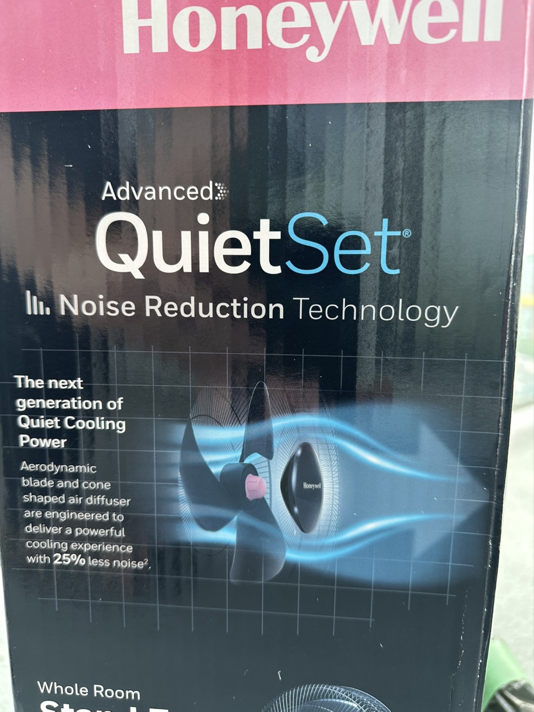 Honeywell QuietSet Whole Room Stand Fan - photo 4