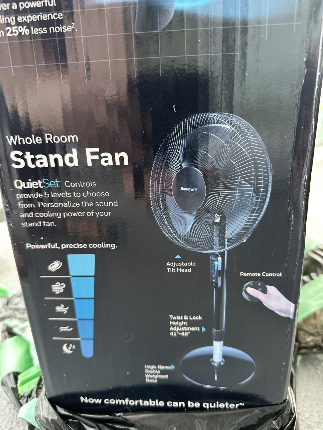 Honeywell QuietSet Whole Room Stand Fan - photo 5