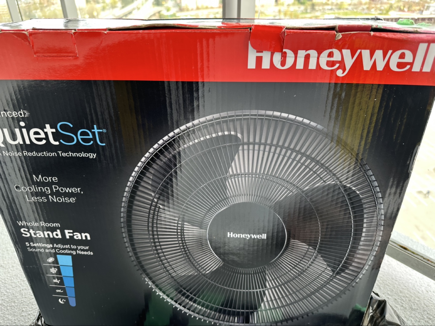 Honeywell QuietSet Whole Room Stand Fan