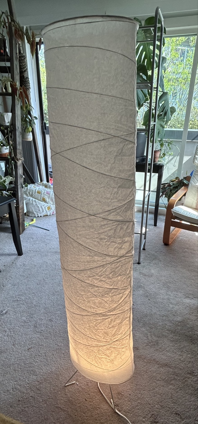 IKEA VICKLEBY Paper Floor Lamp