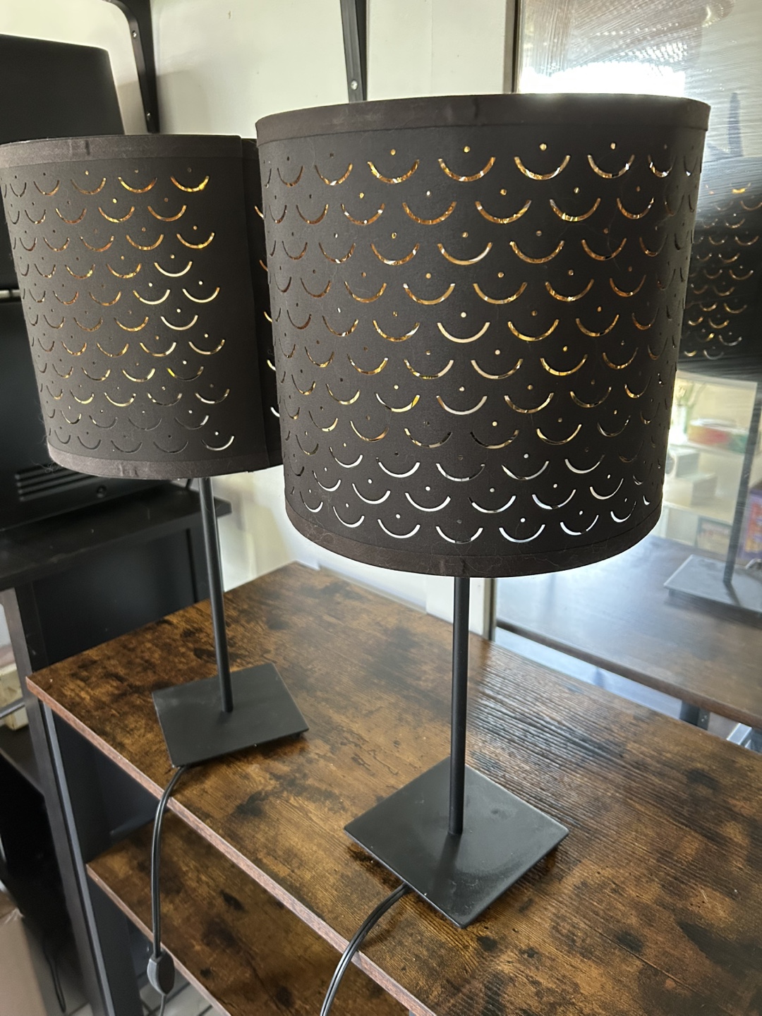 Black & Gold IKEA NYMÖ Table Lamps - Available Apr 27 - photo 2