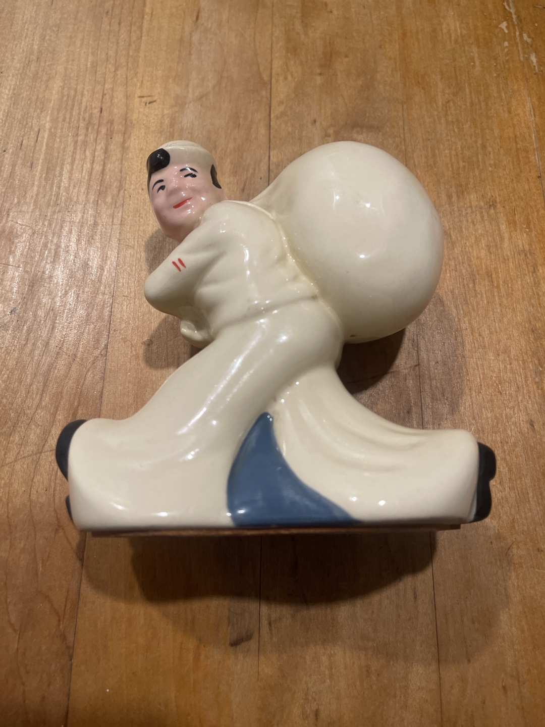 Vintage Seaman's Bank for Savings Piggy Bank