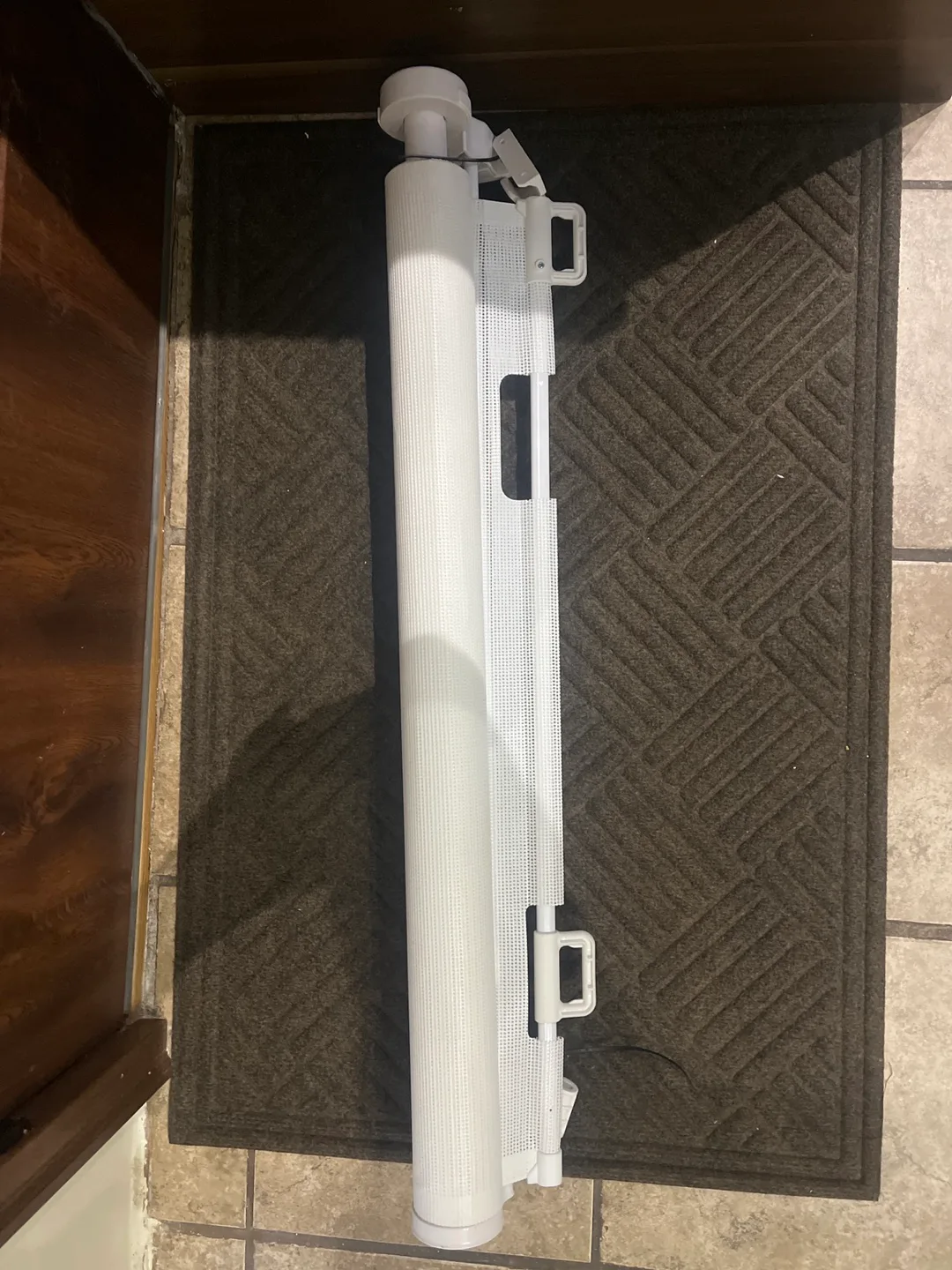 180" Wide Retractable Baby Safety Gate - White thumbnail