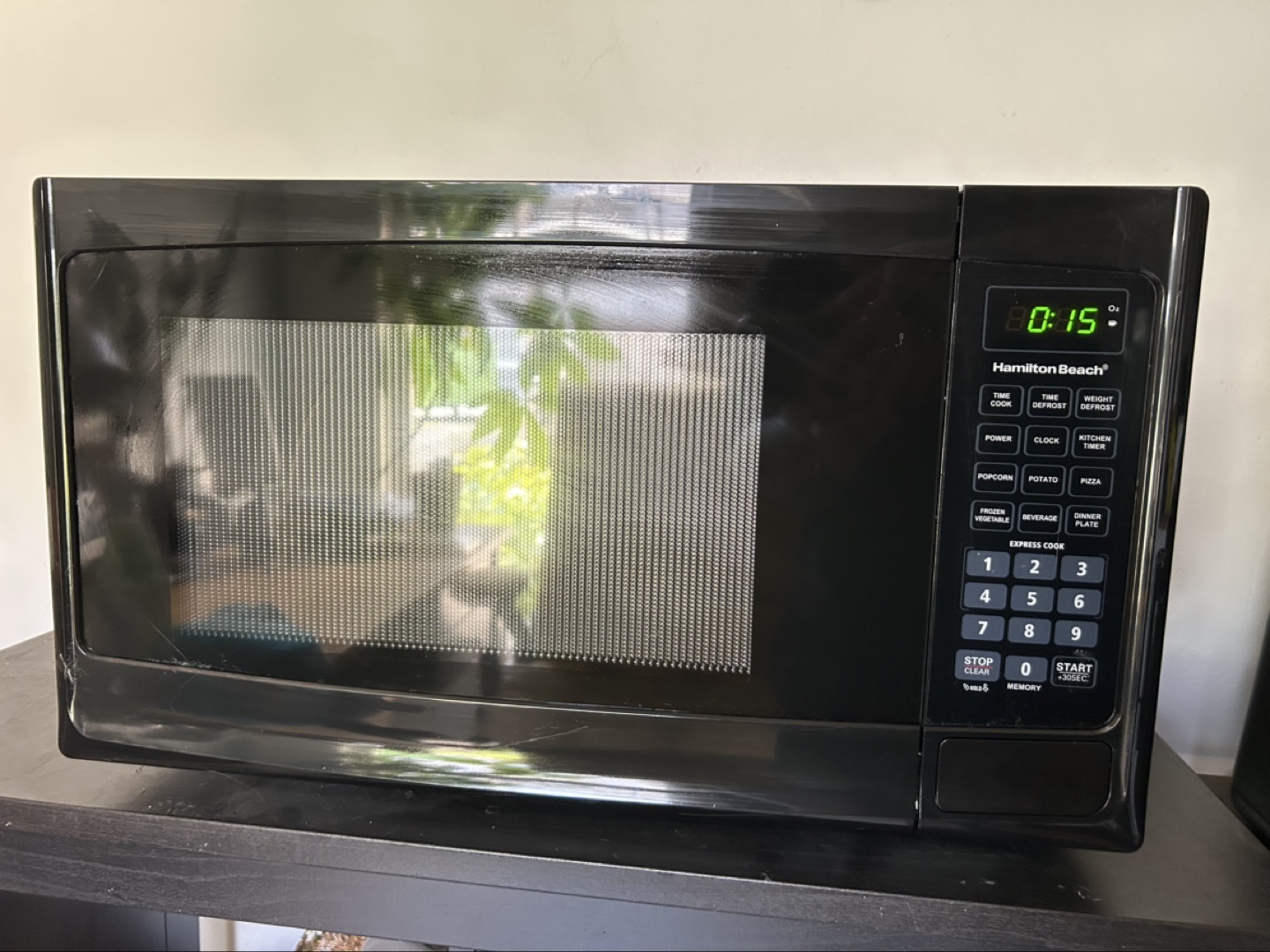 Hamilton Beach Black 1000W Microwave