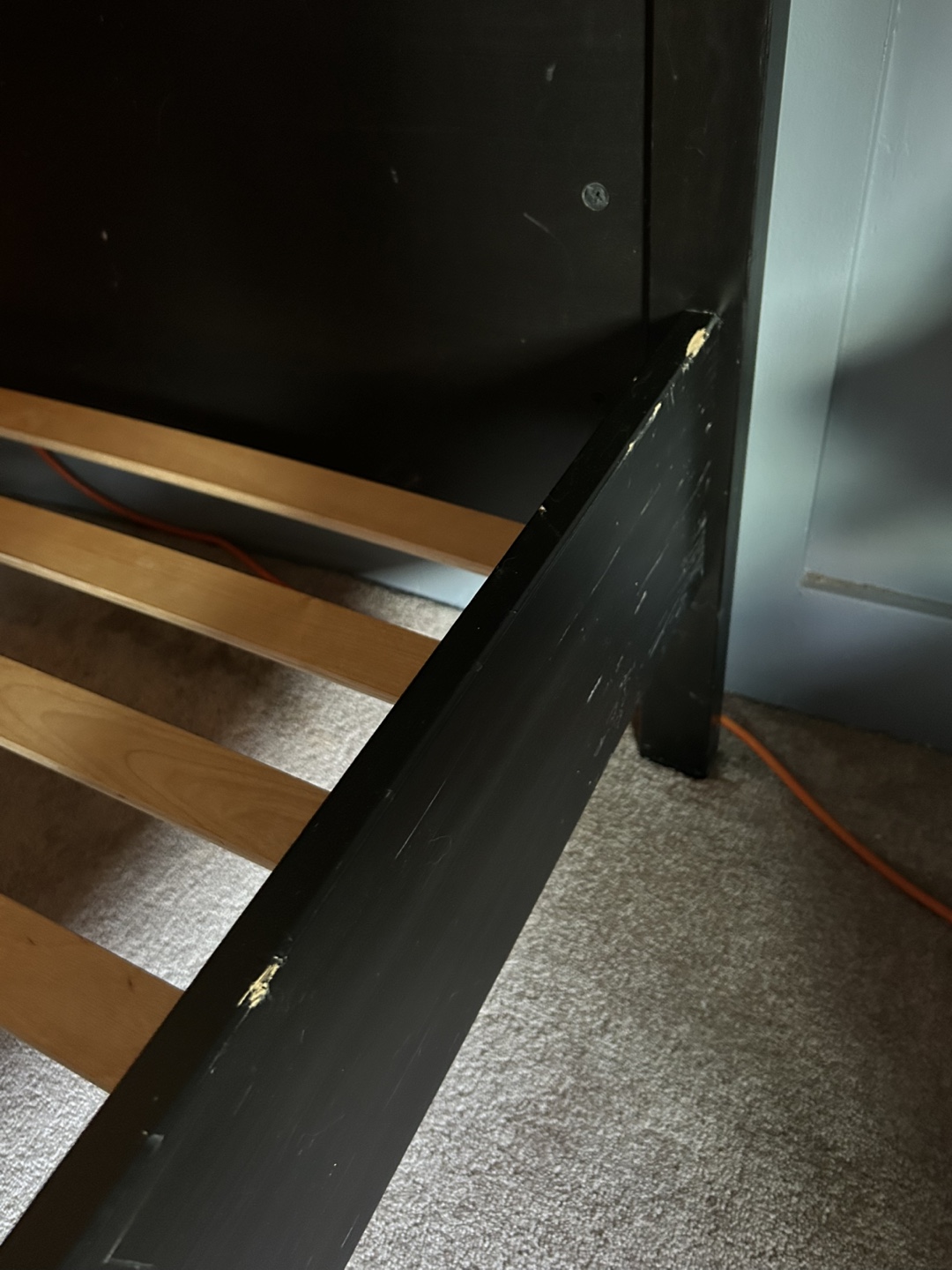 Black IKEA Hemnes Queen Bed - Available Apr 27 - photo 4