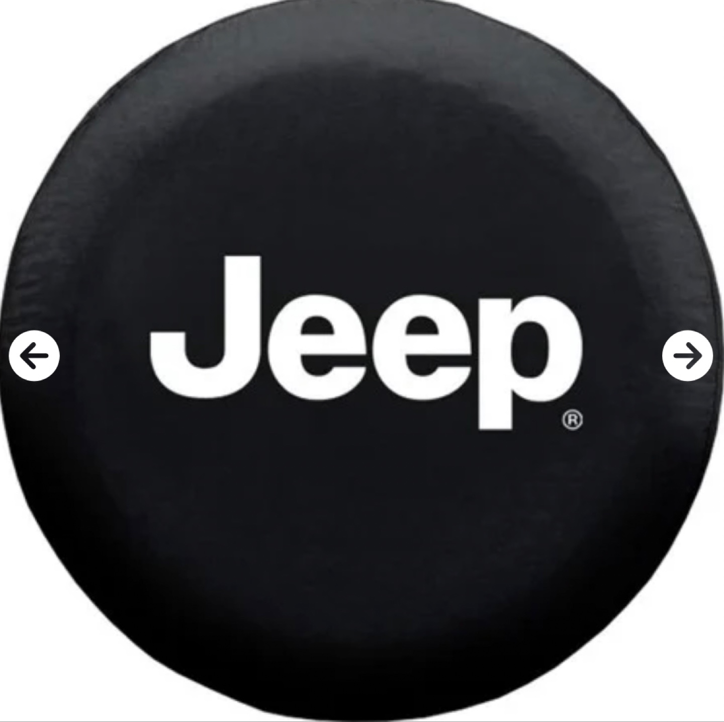 New Jeep Spare Tire Cover