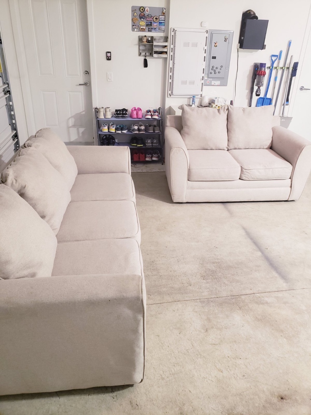 Beige Sofa Set ( Delivery Available ) - photo 2