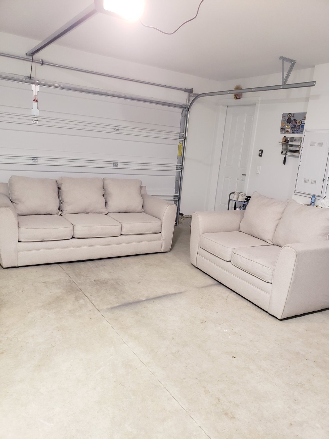Beige Sofa Set ( Delivery Available )