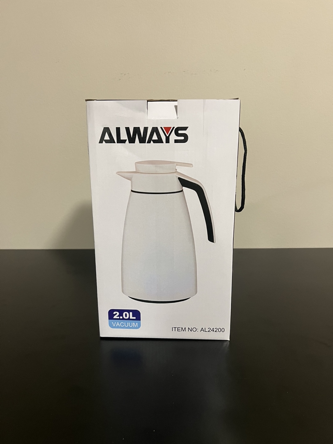 2.0L ALWAYS Vacuum Flask - White