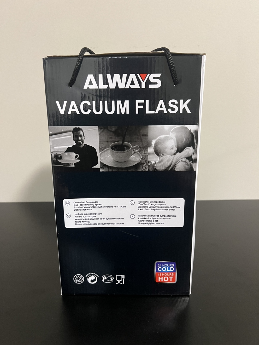 2.0L ALWAYS Vacuum Flask - White - photo 2