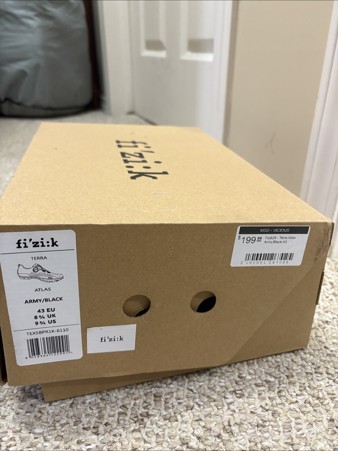 fi'zi:k Terra Atlas Mountain Bike Shoes - Size 9 US - photo 3