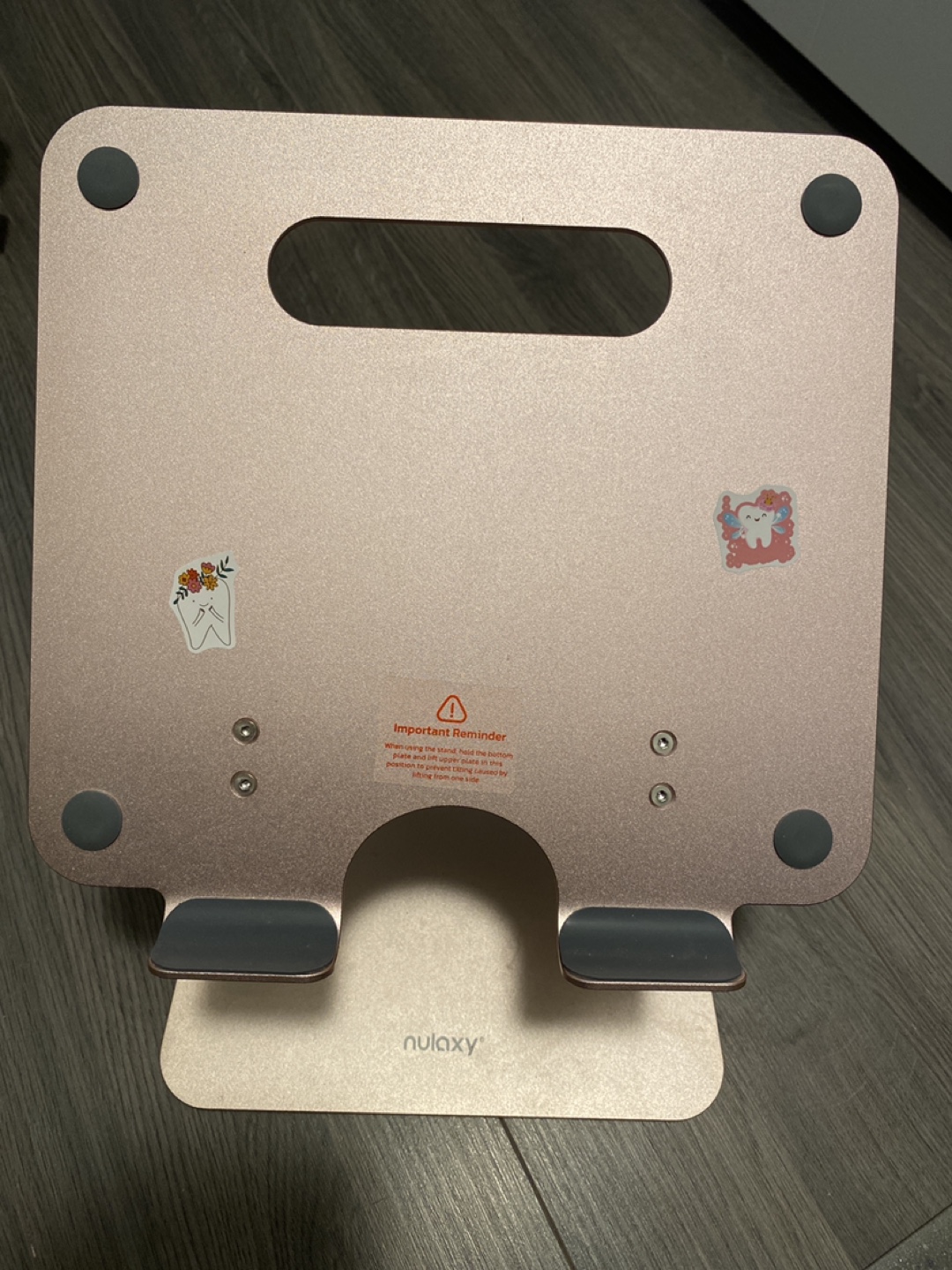 Rose Gold Nulaxy Laptop Stand