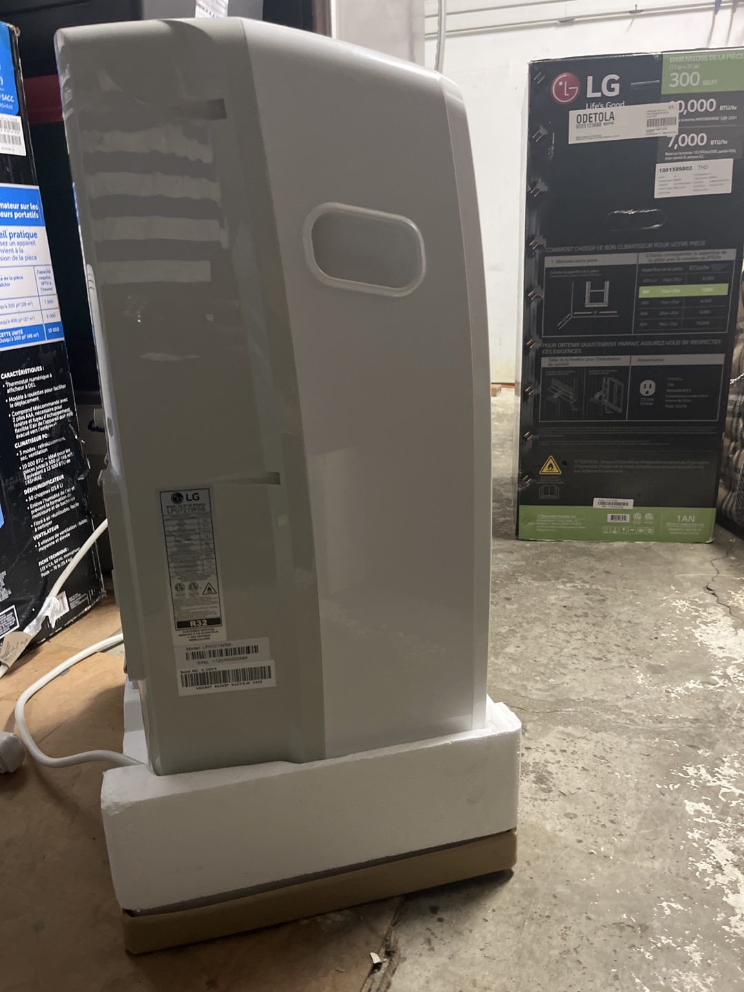 LG LP0721WSB Portable Air Conditioner - 10,000 BTU - photo 3