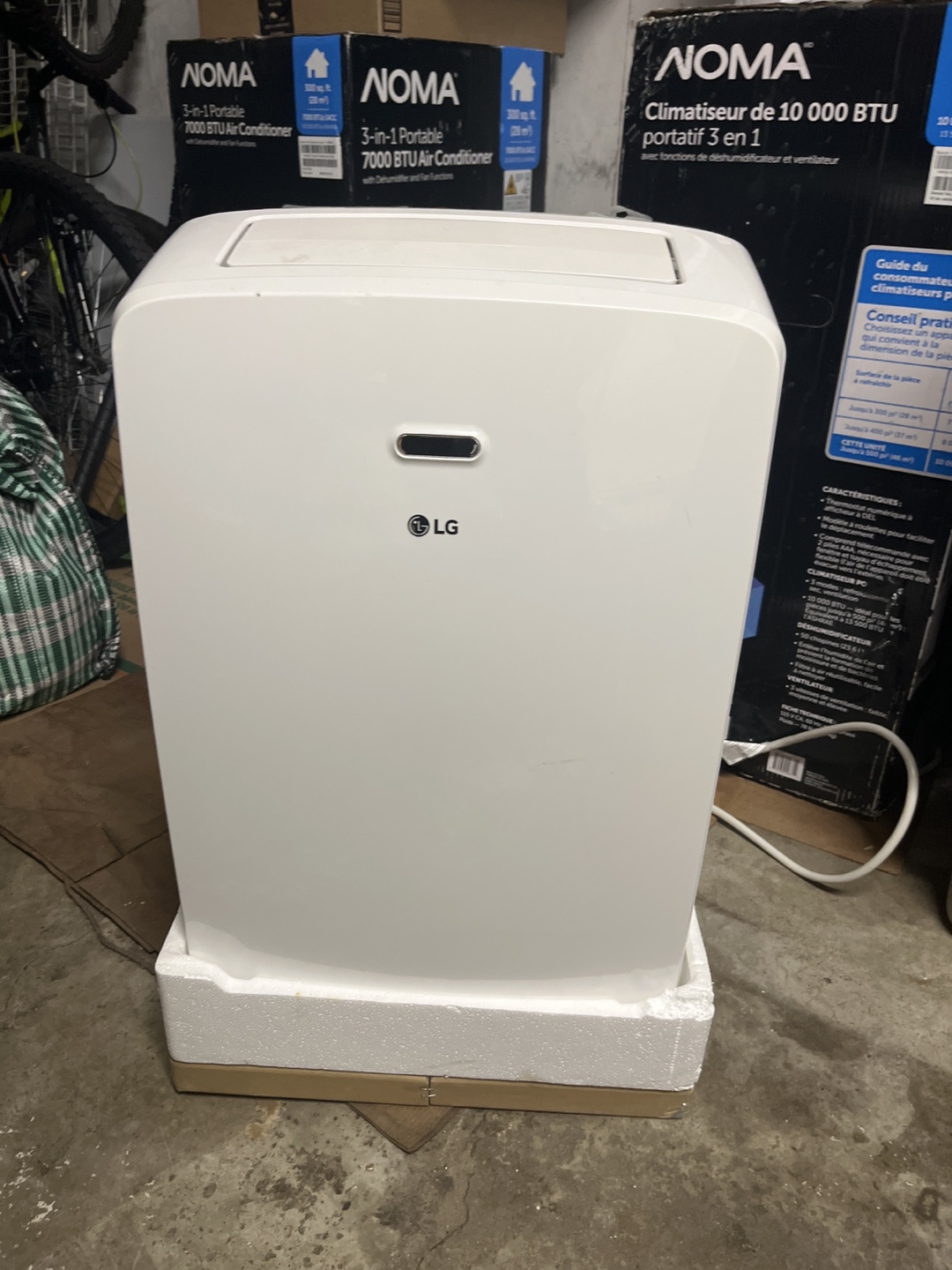 LG LP0721WSB Portable Air Conditioner - 10,000 BTU - photo 2