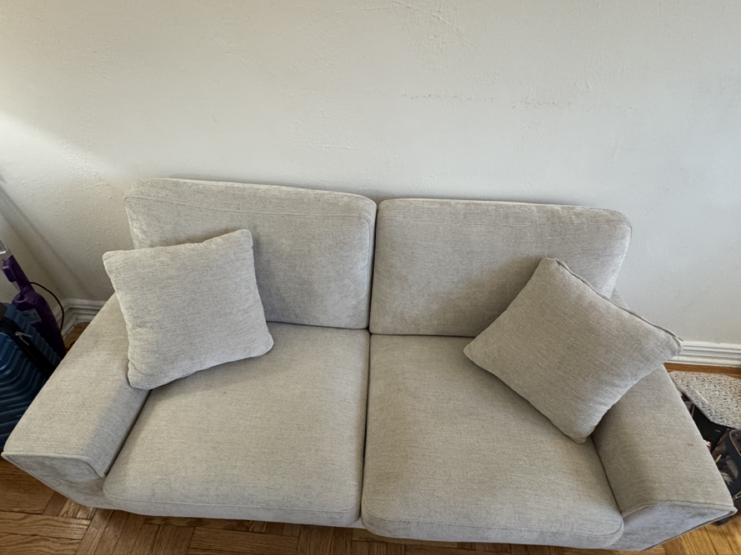Beige 2-Seater Sofa - photo 2