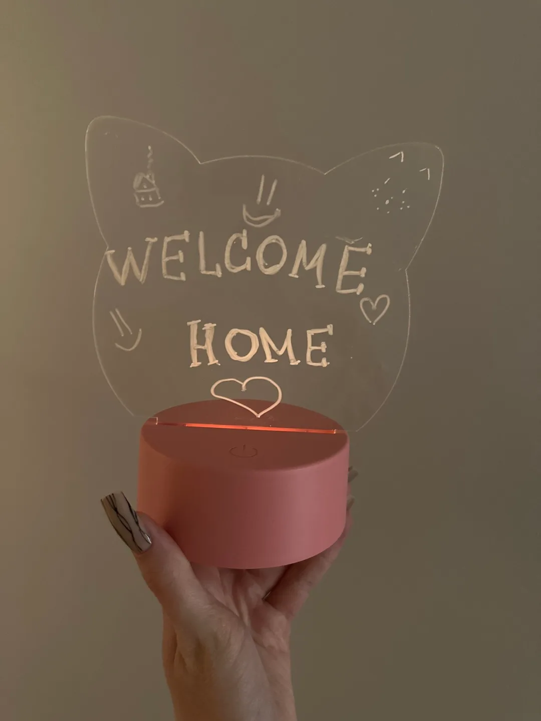 Cute Cat Shaped Night Light