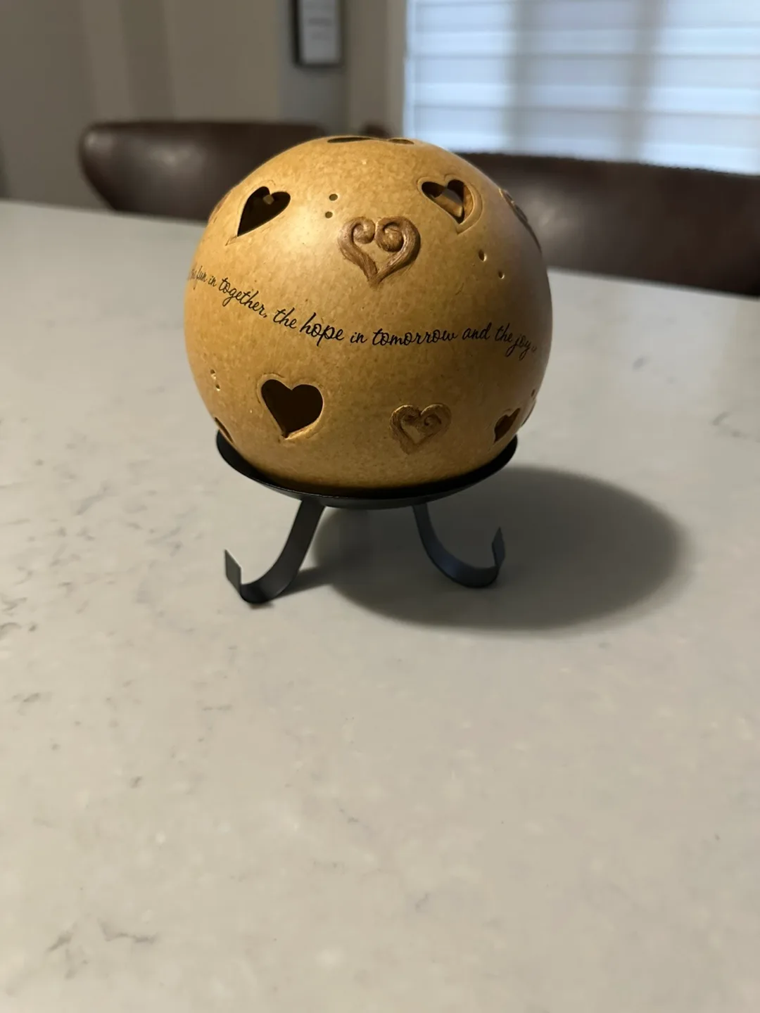 Adorable Heart-Shaped Candle Holder thumbnail
