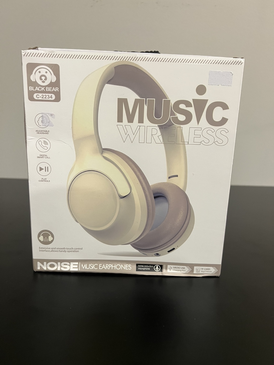 Black Bear Wireless Noise Cancelling Headphones - photo 2