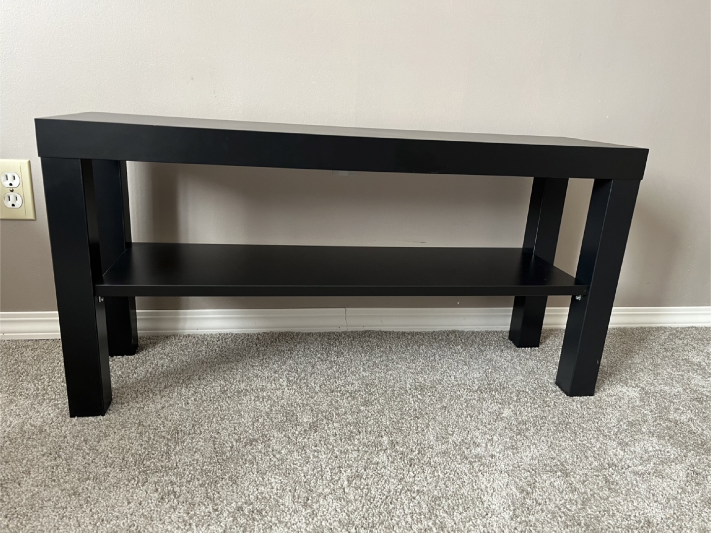 Black IKEA TV Stand - photo 2
