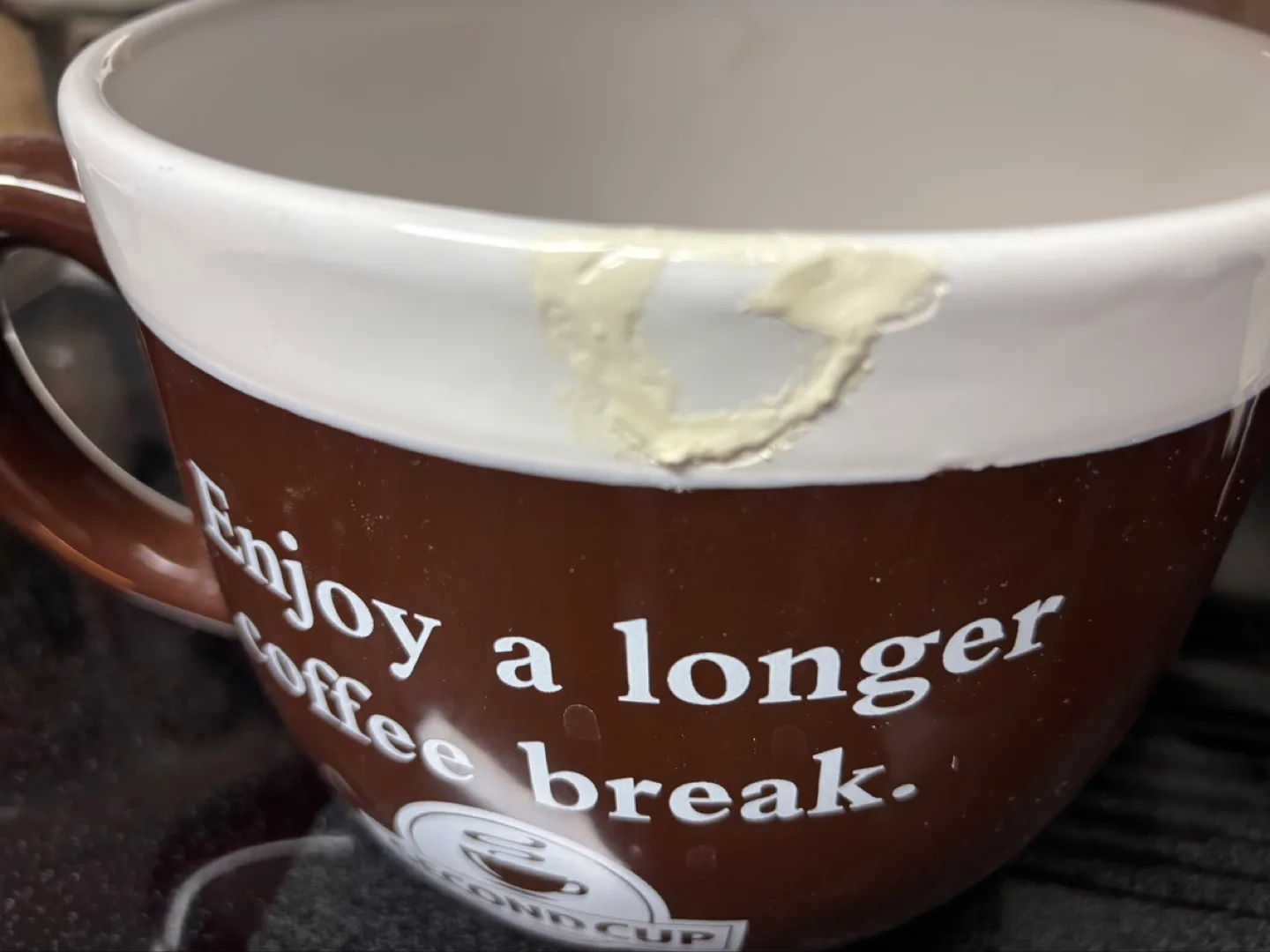 GIANT Second Cup Large Coffee Mug / tea cup image indicator(2)