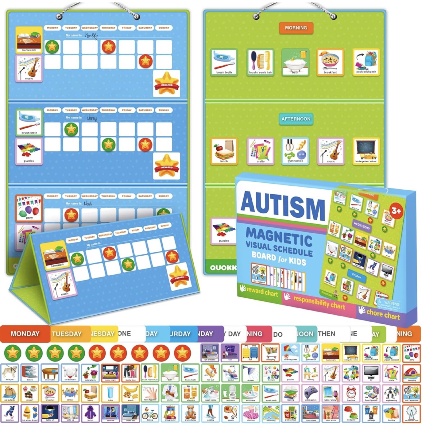 145 Magnetic Double-Sided Cards
