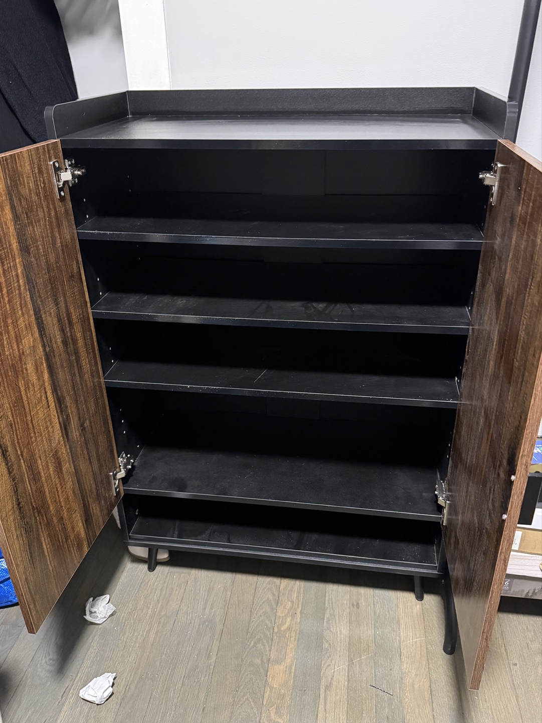 Mid-Century Modern Shoe Cabinet - photo 2