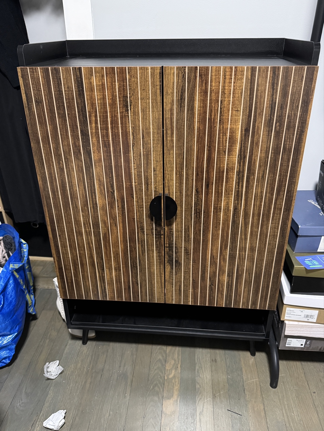 Mid-Century Modern Shoe Cabinet