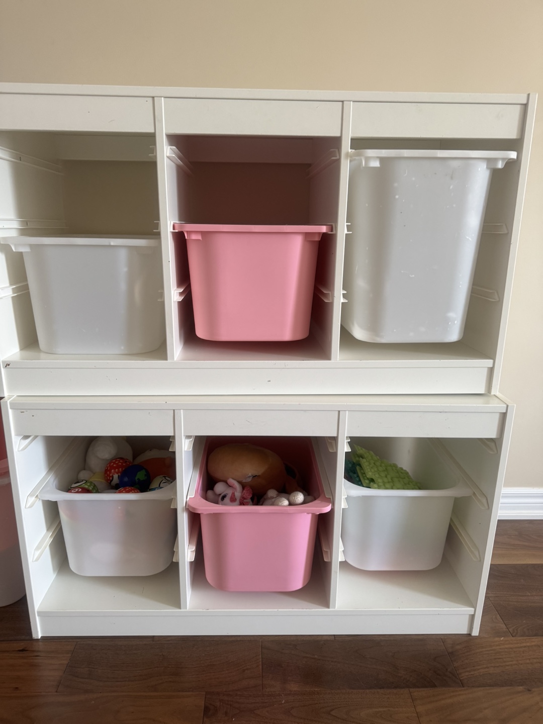 2 IKEA TROFAST Storage Combination with Bins