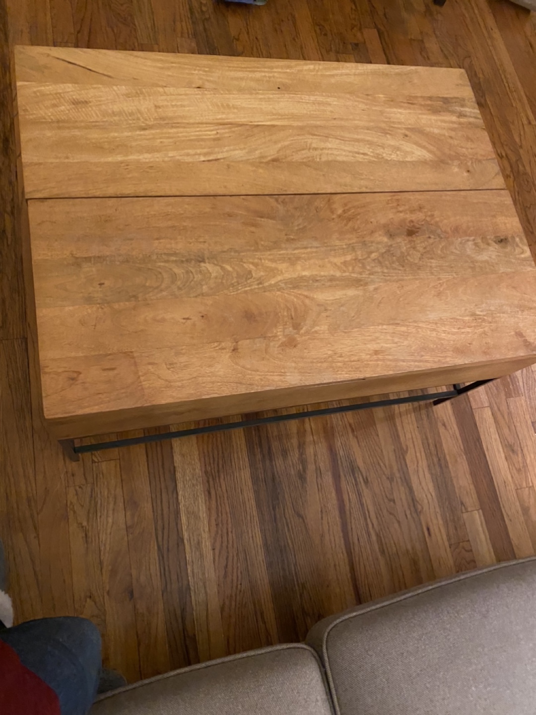 West Elm Industrial Storage Pop-Up Coffee Table - photo 5