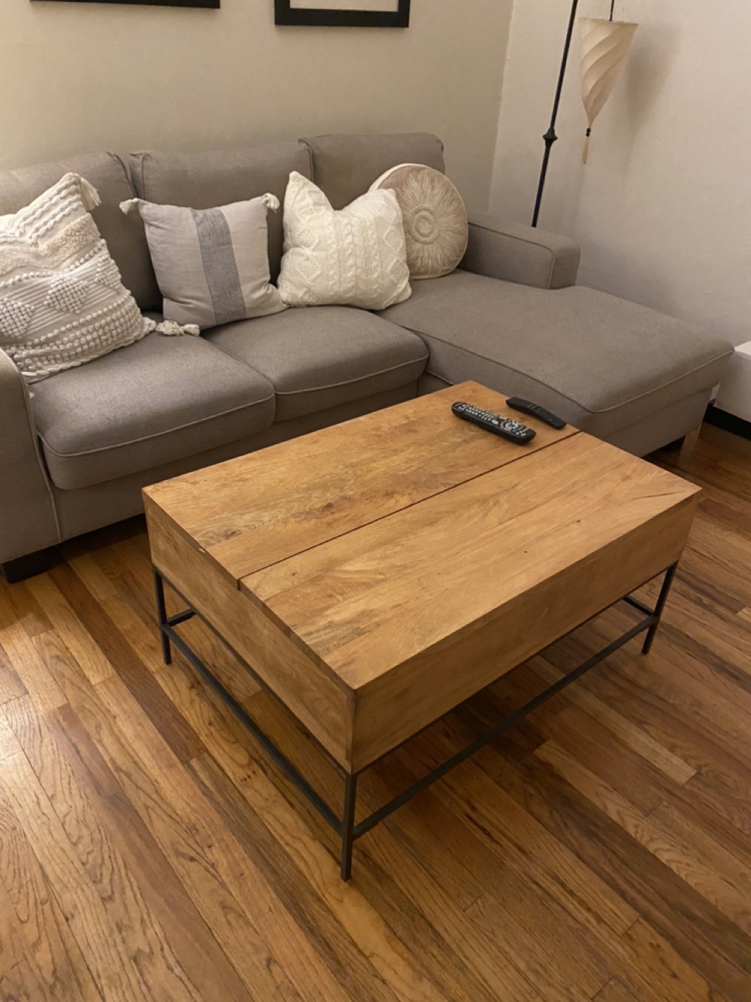 West Elm Industrial Storage Pop-Up Coffee Table - photo 3