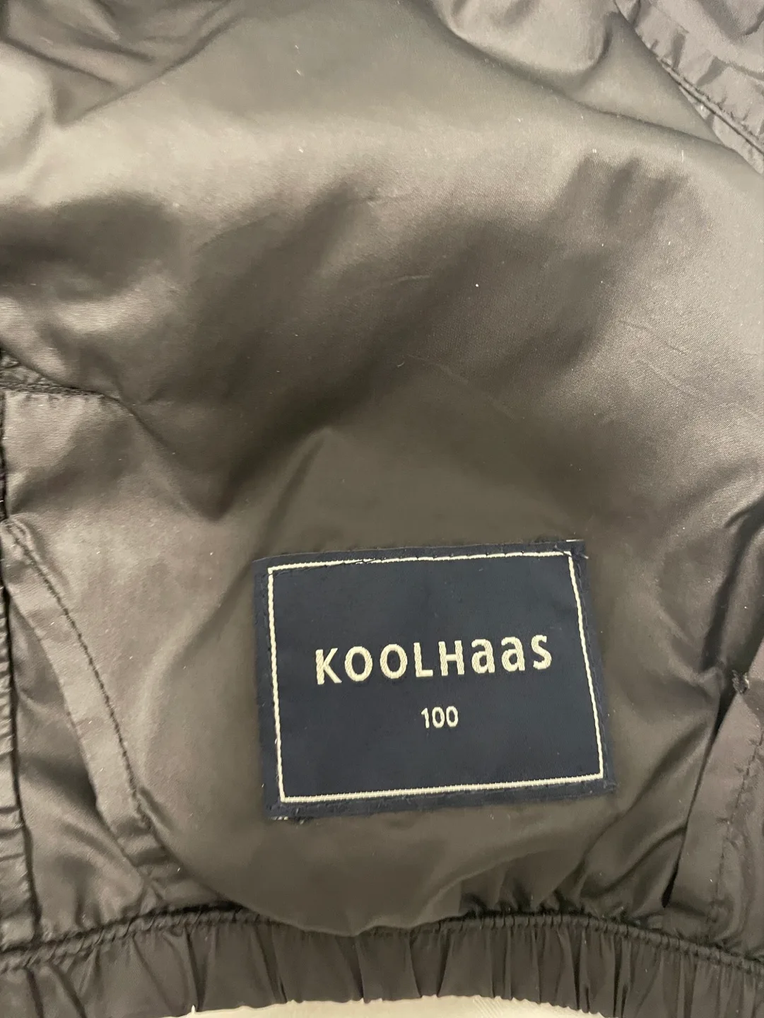 Koolhaas Black Jacket Windbreaker Size 100 image indicator(5)