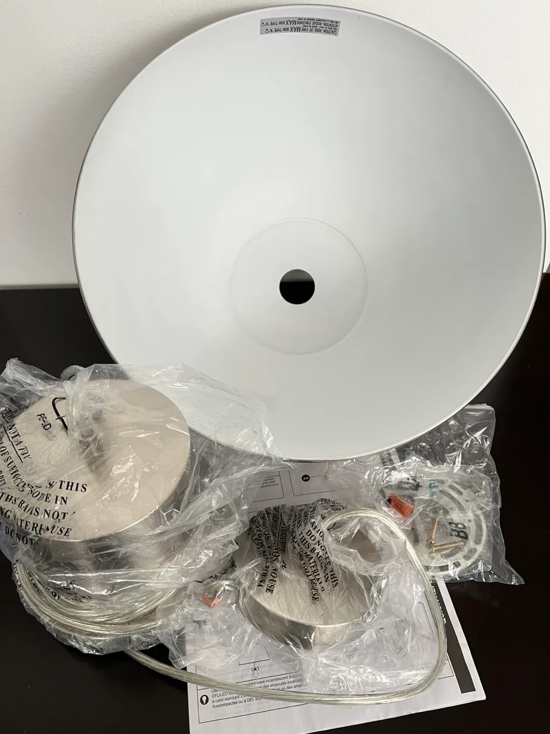 New Brushed Nickel Pendant Light Fixture image indicator(5)