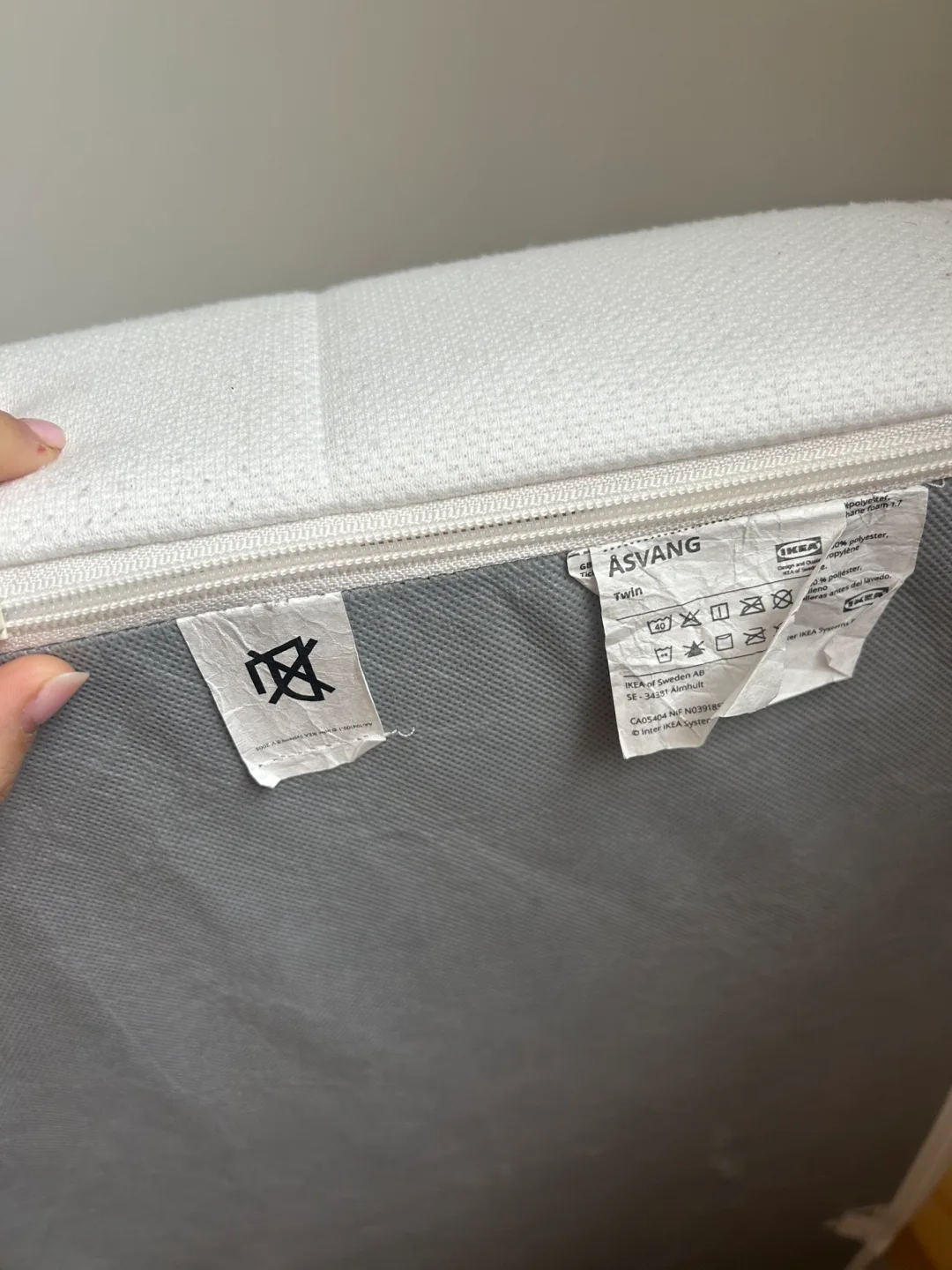 IKEA Twin Bed Frame with Mattress image indicator(2)
