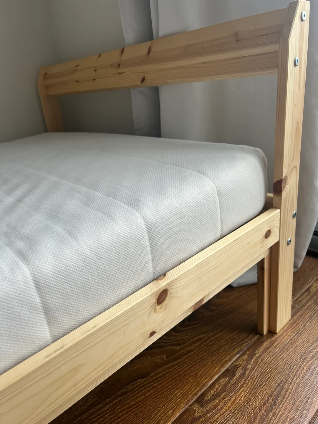 IKEA Twin Bed Frame with Mattress image indicator(3)