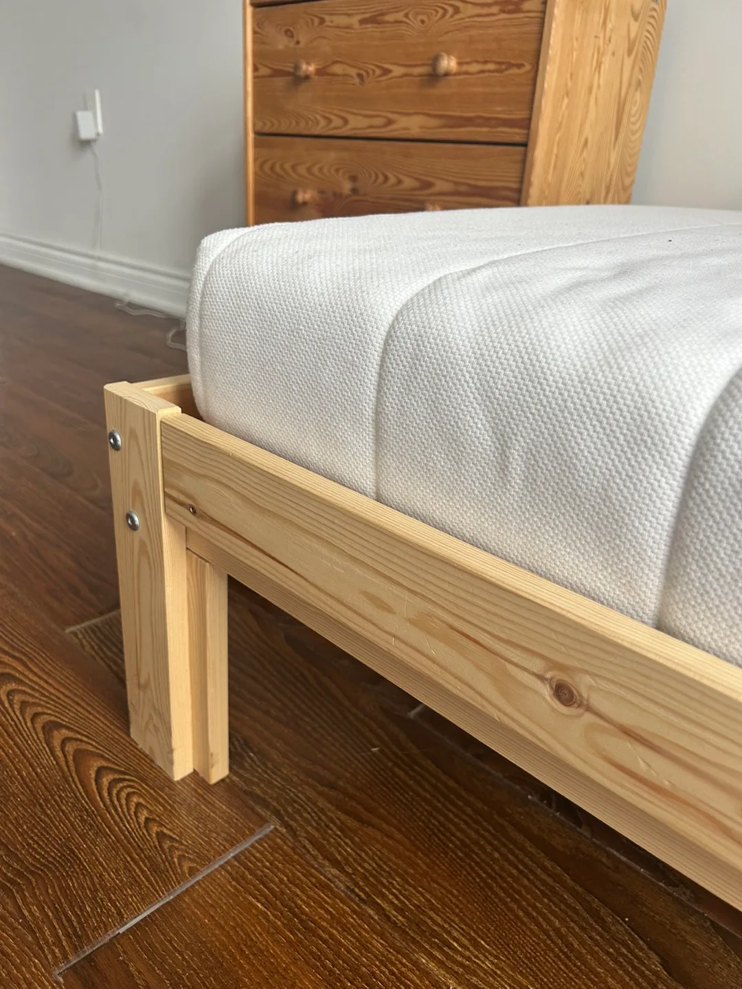 IKEA Twin Bed Frame with Mattress image indicator(4)