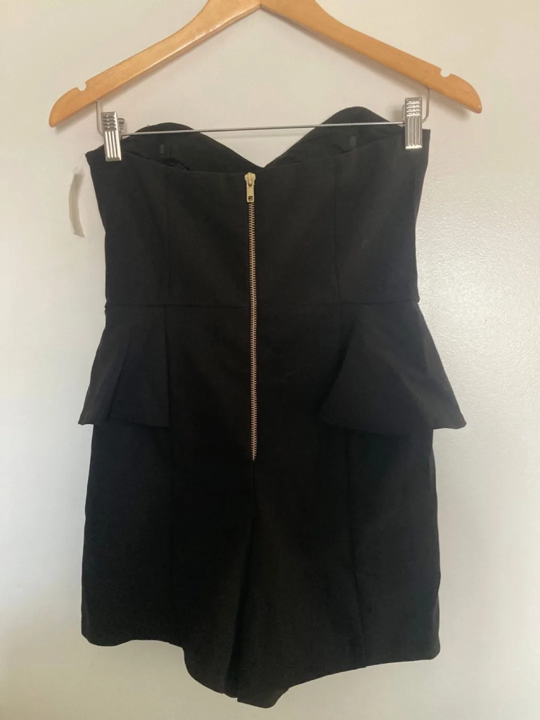 Ali Kris Black Peplum Jumpsuit Size M image indicator(2)